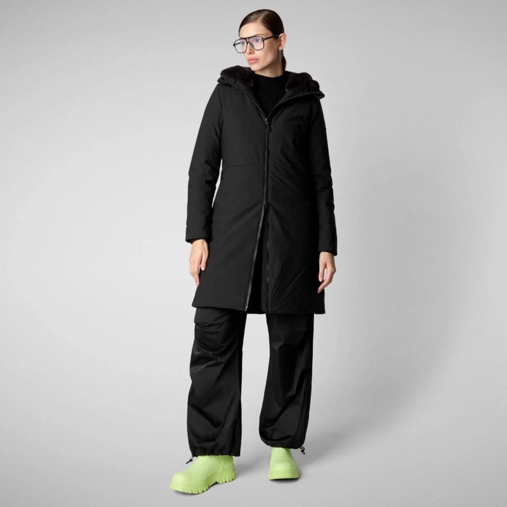 Save The Duck Junia Hooded Water Resistant Coat